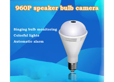 Automatic Alarm Bulb Wireless SPY Cameras For Indoor Outdoor Monitoring